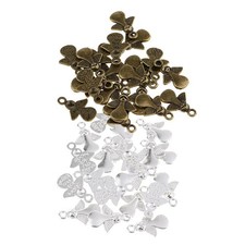 20x Angel Charms Ciondoli Antichi in Tonalità Bronzo / Argento Pendenti