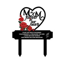 Memorial Stakes Cemetery Decorations for Mom Grave Decorations for Cemetery