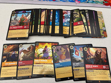 Disney Lorcana TCG 72 Card Bulk Lot Mixed Cards English