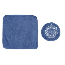 Meditation Zafu Cushion Set with Buckwheat Hulls  Memory Foam - Ergonomic Su...