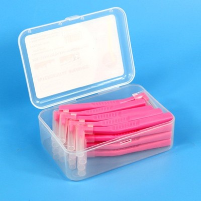 20Pcs L Type Angled Interdental Brush For Braces Micro Soft Brush For Dental