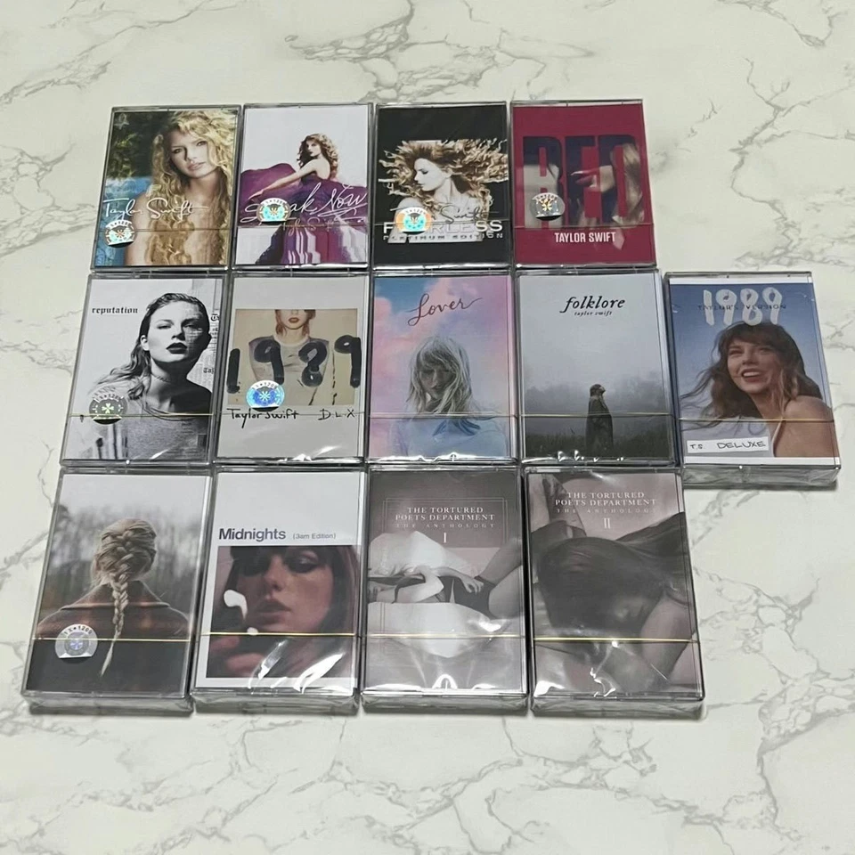 Taylor Swift 13 Sealed Album Tape Cassettes Hot Sell