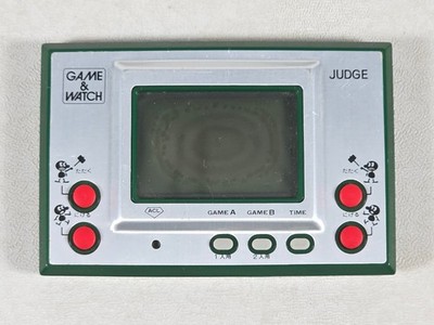 Nintendo Game & Watch Judge IP-05 Green Wide Screen Vintage Game