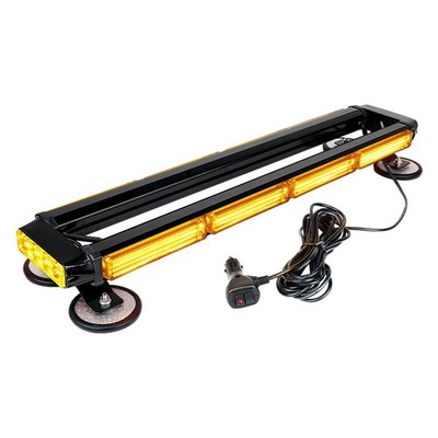 Xprite SL-C108-G6-Y Pursuit COB Series 26'' Amber Magnet Mount LED Light Bar