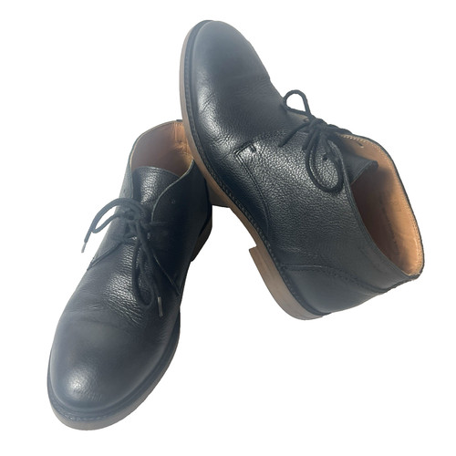 Sebago Black Leather Bryant Chukka Boots Men’s 11 M Lace Up Comfort Casual Shoes