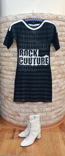 Women Marc Cain Dress Black Mesh S