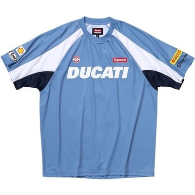   Supreme Ducati Soccer Jersey Blue Size Large