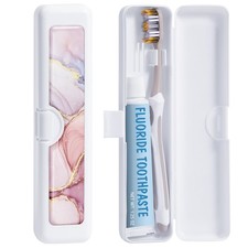 Toothbrush Travel Case - Colorful Pattern, Holder and Covers for Toothbrushes...