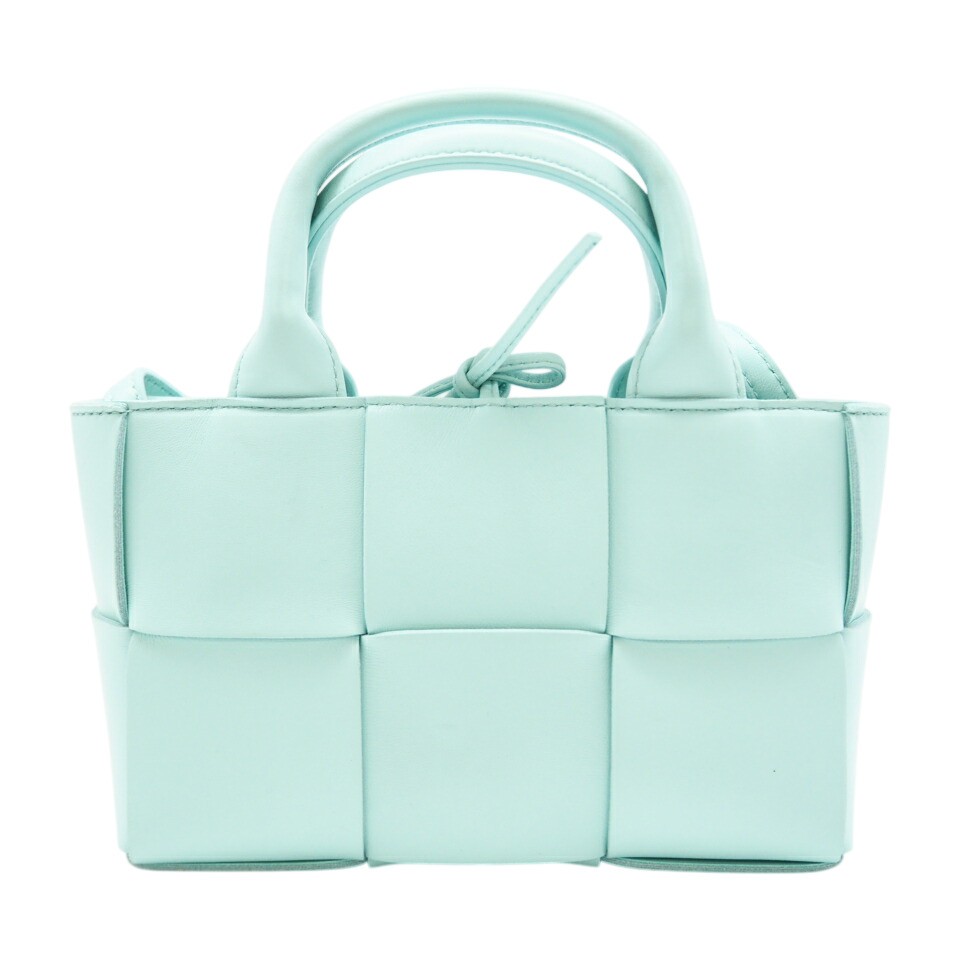 BOTTEGAVENETA Candy ArcoTote Bag blue lambskin