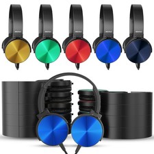 Bulk Headphones for Classroom School Student,24 Pack Durable Wired Kids On-Ea...