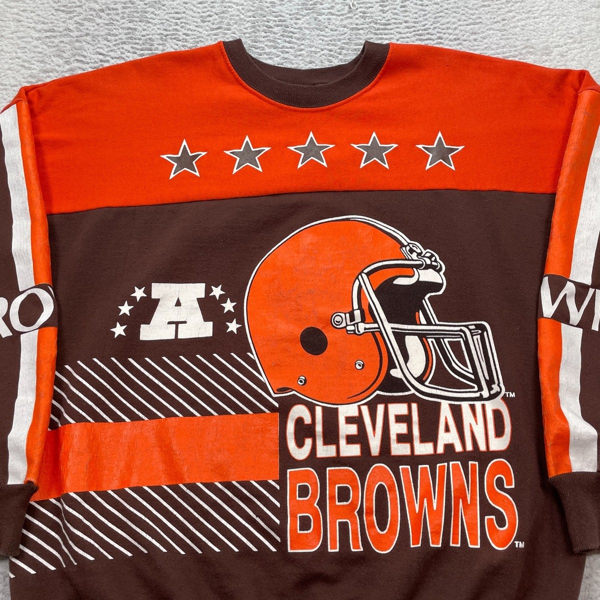 Gilet zippé intégral avec logo de l'équipe Cleveland Browns Antigua - Avoine