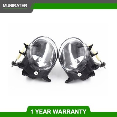 Pair Fit For 2010-2015 Audi Q5 Front Bumper Fog Lights Assembly Halogen LH+RH