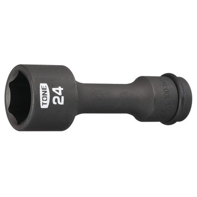 Impact Extension Socket 4AEX-24L100, 12.7mm 1/2'' Drive, 24mm Width