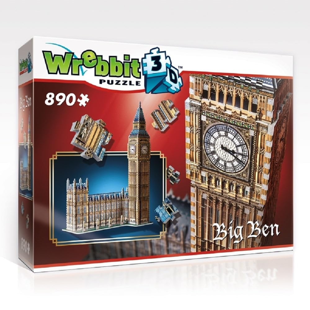 Wrebbit 3D W3D-2002 3D-пазл Биг Бен, разноцветный, одного размера