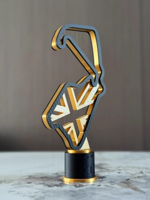 F1 Silverstone British GP Trophy Model 1:2 Scale Collectible Display Decor Gift