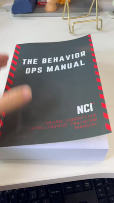 The Behavior Operations Manual by Chase Hughes | Neuro-Cognitive