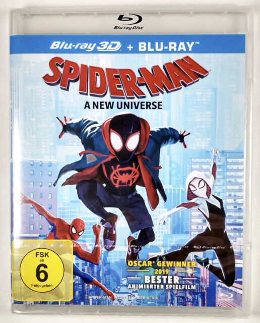 Spider-man Into The Spider-verse 2 Disc 3d and 2d Blu-ray Region for sale  online | eBay