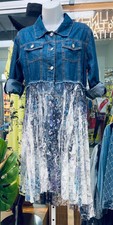 Jean Top- Dress, S/m Size