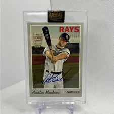 2020 Topps Archives Signature Series On Card AUTO - Austin Meadows Heritage /29