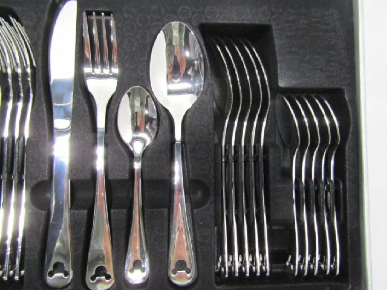 Disney Theme Park Mickey Icon 24 Piece Flatware Set eBay