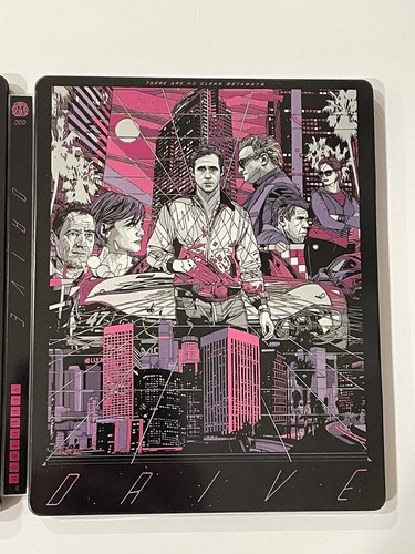 Drive Mondo Limited Edition #000 Blu-Ray Steelbook Slipcover Mint - Picture 6 of 7