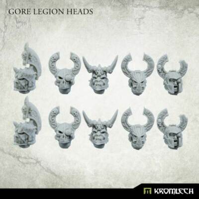 Gore Legion Heads (10) Kromlech Bitz KRCB245