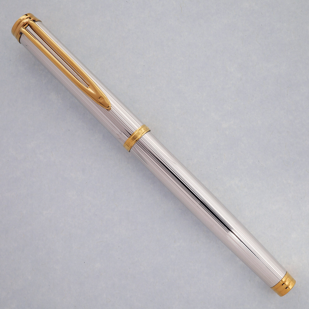 Waterman Gentleman Sterling Silver Fountain Pen & Ballpoint Pen