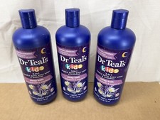 3 Dr Teals Kids 3-in-1 Bubble Bath, Body Wash  Shampoo Sleep Bath 20 FL.OZ Each
