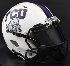 TCU HORNED FROGS NCAA Riddell Speed Full Size AUTHENTIC Football Helmet