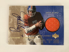 JOHN ELWAY 2000 UPPER DECK UD GAME JERSEY GREATS AUTOGRAPH 