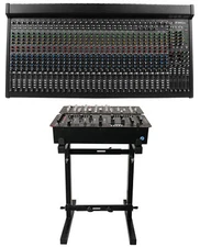 New Mackie 3204VLZ4 32-channel 4-Bus FX Mixer w/ USB 3204-VLZ4 + Mixer Stand