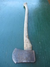 Vintage Tool Axe Hatchet 30" Long Wooden Handle with 4 " Blade
