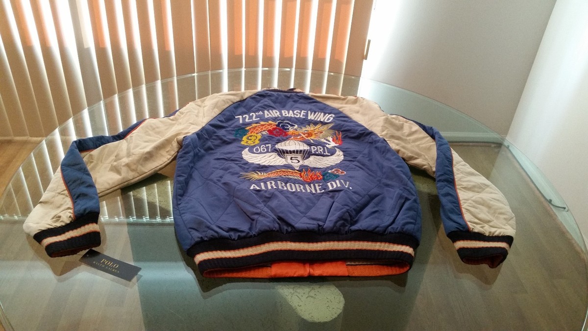 POLO RALPH LAUREN SOUVENIR BOMBER ジャケット Polo Ralph Lauren Souvenir Men's Insulated Bomber Jacket