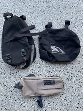 Vintage Kirtland Tour Pak Saddle Bag Touring Bike Bicycle & Bonus Packs