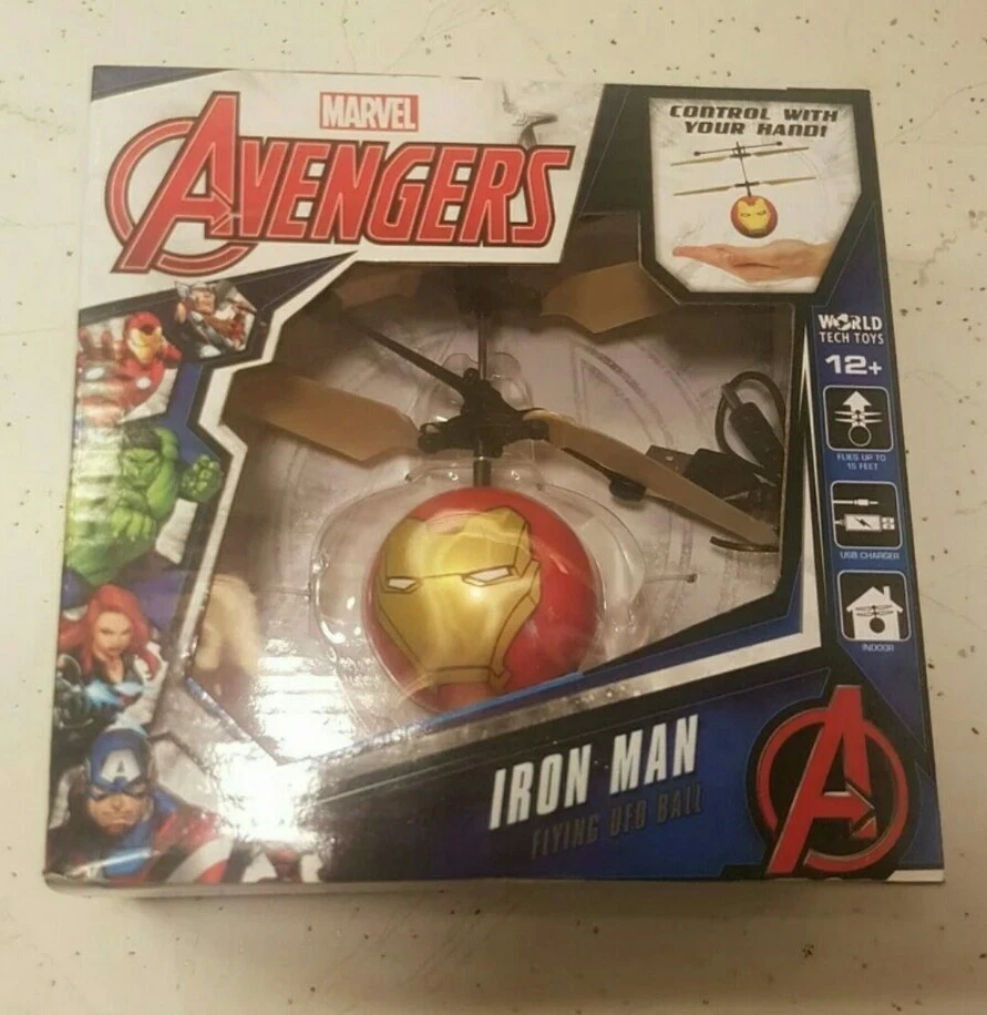 Marvel Iron Man Flying UFO Ball Worldtech 33196 - Image 2 of 4