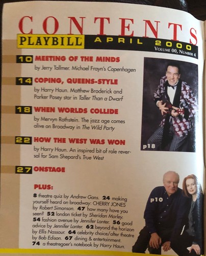 Broadway, Off Broadway & Try-Out Playbill - Picture 212 of 728