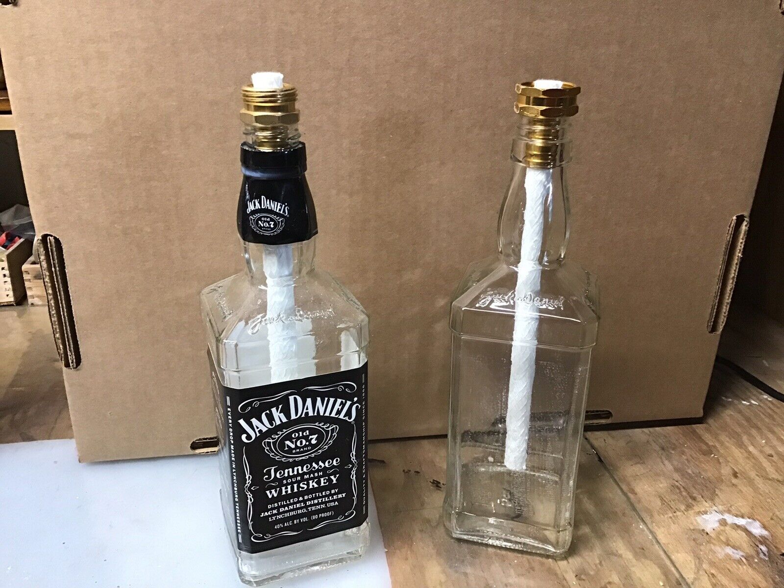 Jack Daniel Bottle Lantern