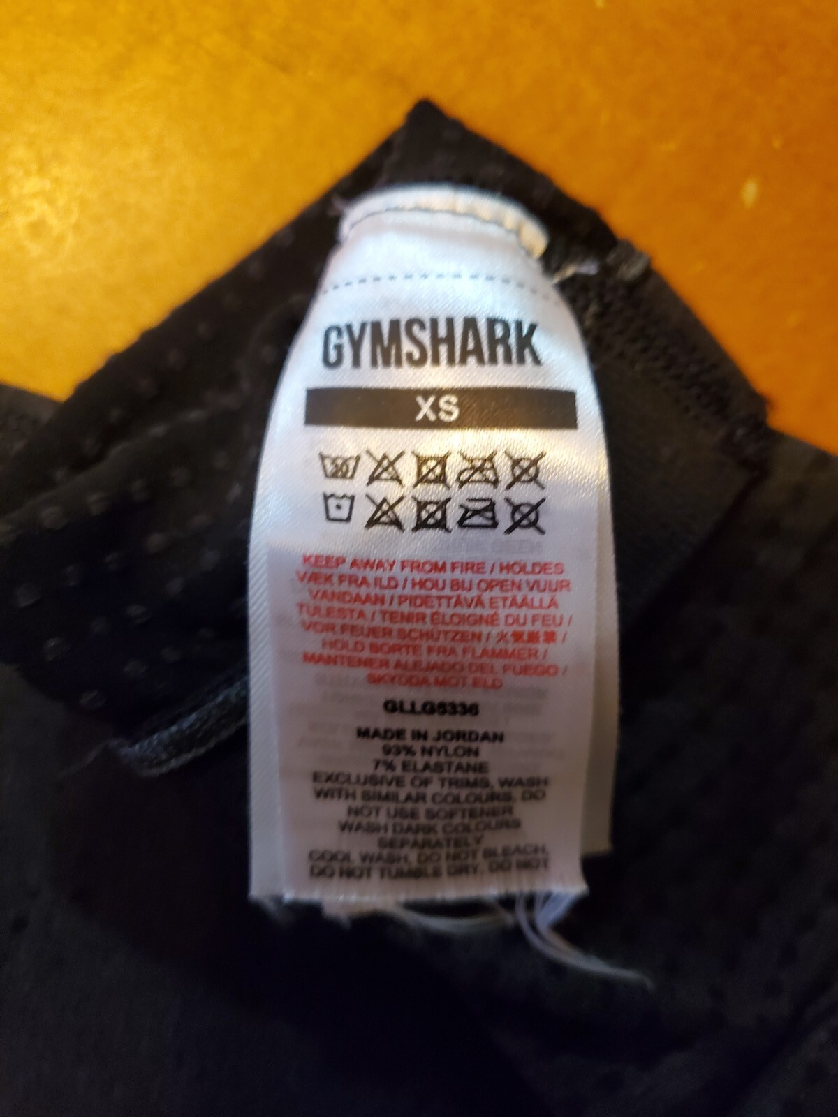 Gymshark Black Athletic Solid Black Leggings Size… - image 5