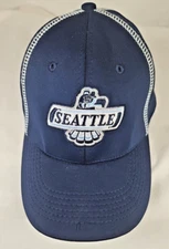 Seattle Thunderbirds T-Birds Navy Blue BM Bimm Ridder Hat Cap Flexfit OSFM