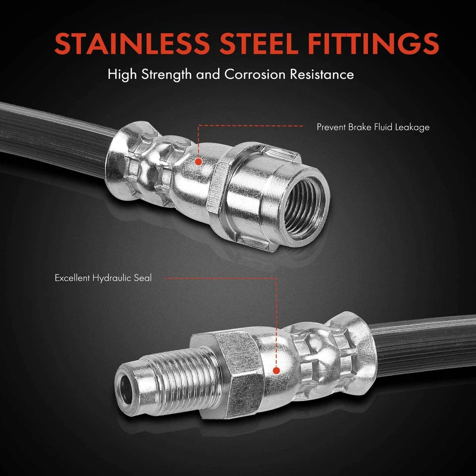 2x Manguera hidráulica freno trasero izquierdo derecho mercedes-benz c350 gl320 ml320 r320 Foto 4 de 4