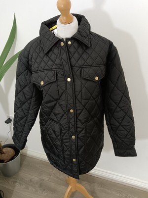 Costco wetterfeste schwarze Steppjacke Gr. S neu