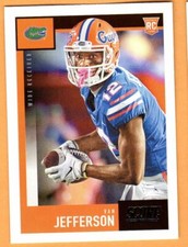 VAN JEFFERSON(UNIVERSITY OF FLORIDA)2020 SCORE ROOKIE FOOTBALL CARD