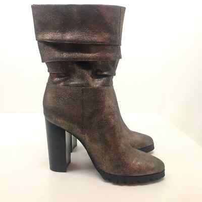 Katy Perry Women\'s Collections Shoes Raina Metallic  Boots NWT Katy Perry Raina Fabric Pointed Toe Mid-Calf Fashion  main image 4