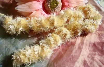 HANDMADE mega süßer KuschelSCHAL hellgelb 85 cm (98 104 110 116 ++) wie NEU - Bild 1 von 2