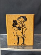 Hurtful of hearts, girl holding heart bouquet, all night media,B921