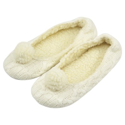 fuzzy ballet slippers