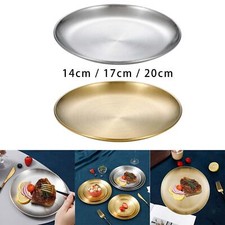 Assiettes à dîner en acier inoxydable Organisateur de fruits pour dessert