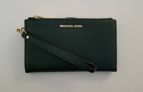 michael kors adele double zip wallet