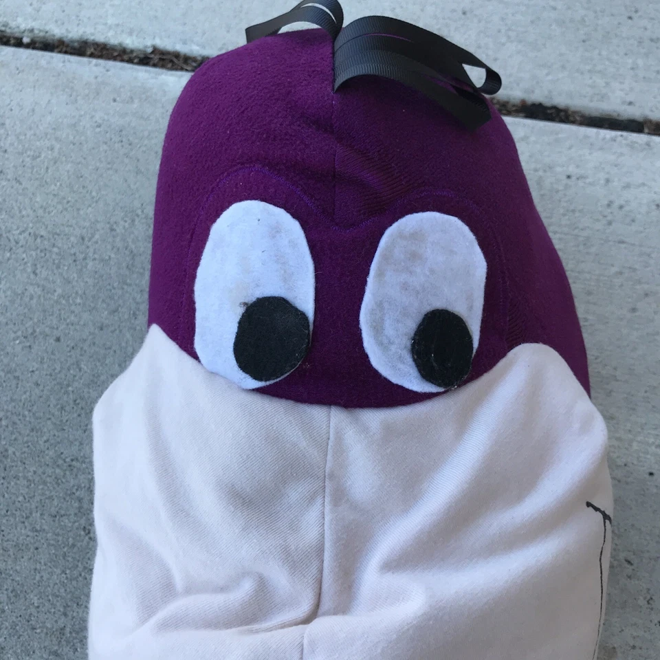 Handmade Dino Flintstones Halloween Costume Jumpsuit Head Piece Gloves Youth Sz - Image 3 of 4