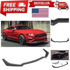 ABS Front Lip Spoiler for Mustang GT 2018-2020 - enhances Aerodynamics